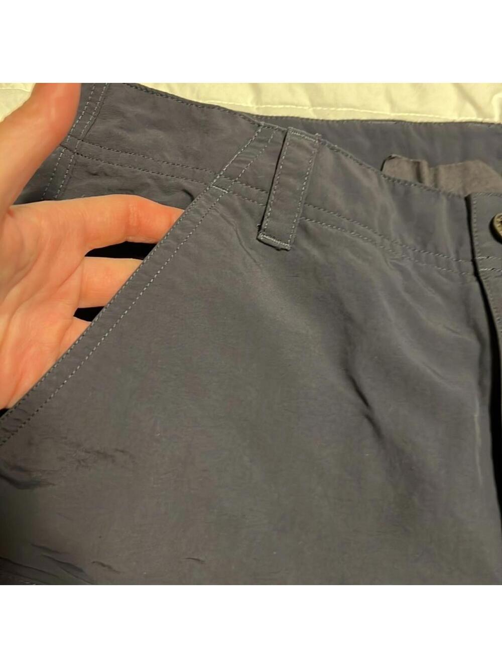 ExOfficio Navy Blue/Grey Nylon Cargo Shorts Men's Size 30 Hiking Travel - Picture 6 of 7